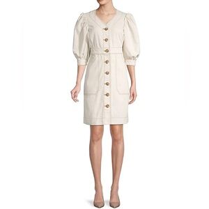 NWT Tory Burch Puff Denim Dress
